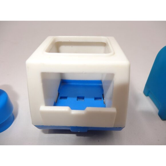 Fisher Price Little People Main Street Mail Truck Mail Box and Mailman Vintage - Picture 10 of 12